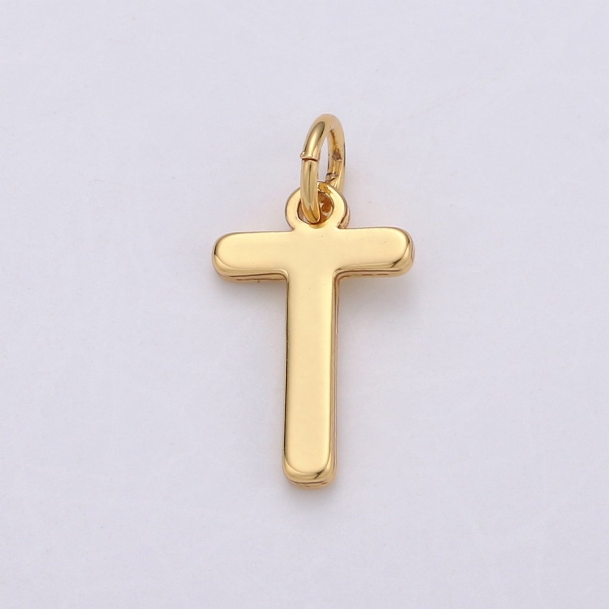 Gold Initial Pendant A-Z | High Quality Gold Plated Letter Charm