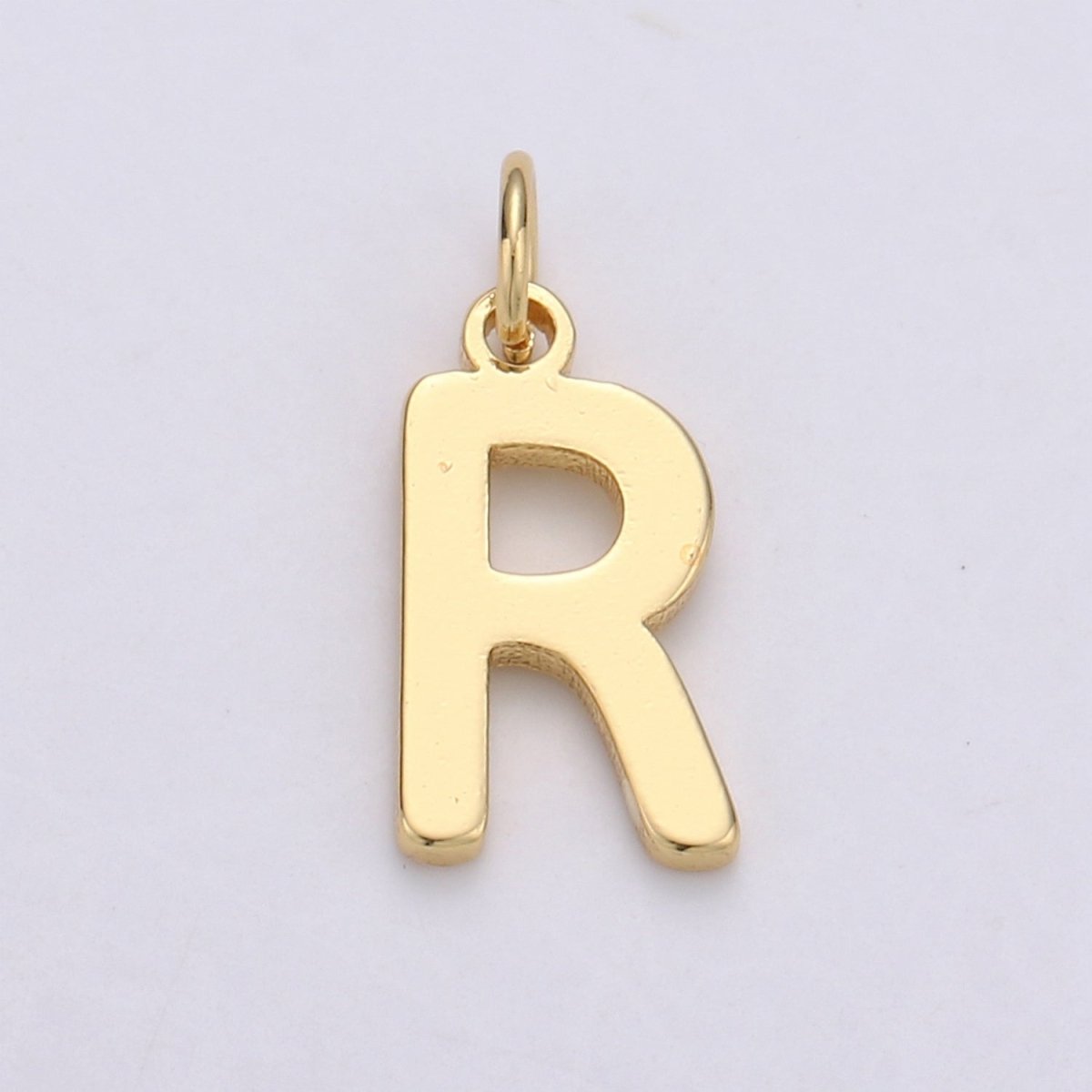 Gold Initial Pendant A-Z | High Quality Gold Plated Letter Charm