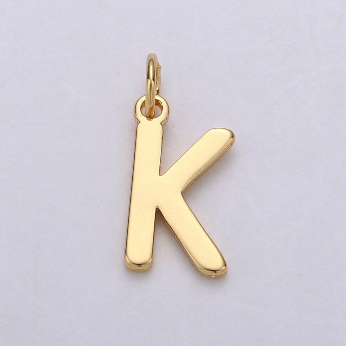 Gold Initial Pendant A-Z | High Quality Gold Plated Letter Charm