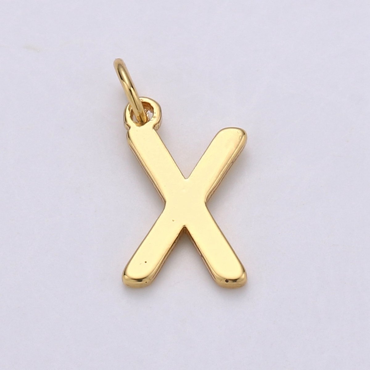 Gold Initial Pendant A-Z | High Quality Gold Plated Letter Charm