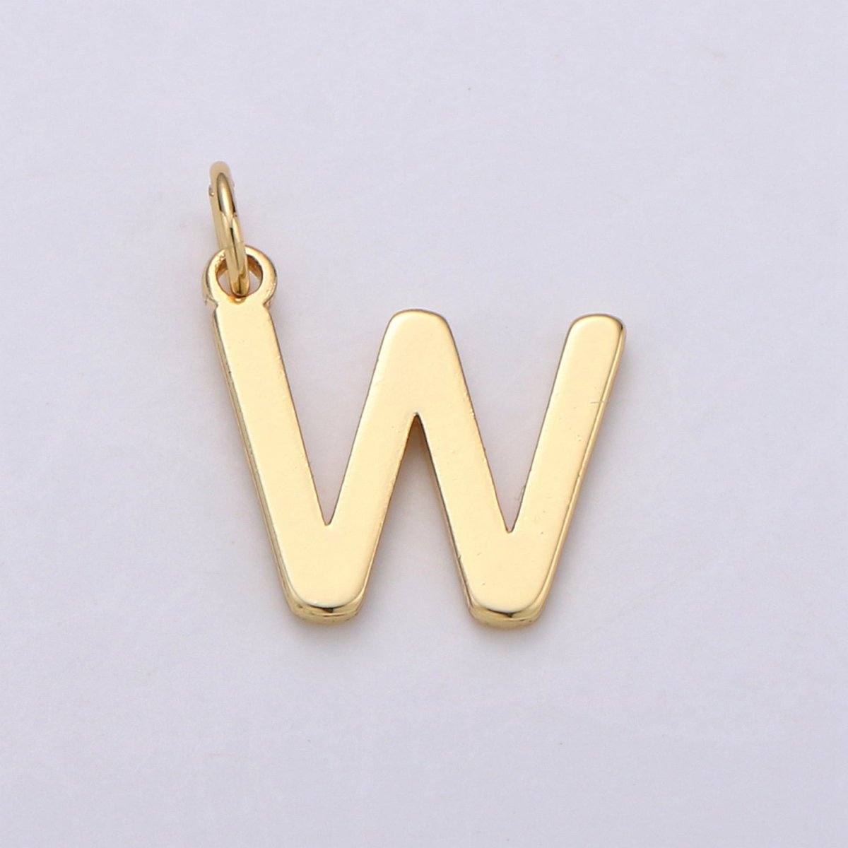 Gold Initial Pendant A-Z | High Quality Gold Plated Letter Charm