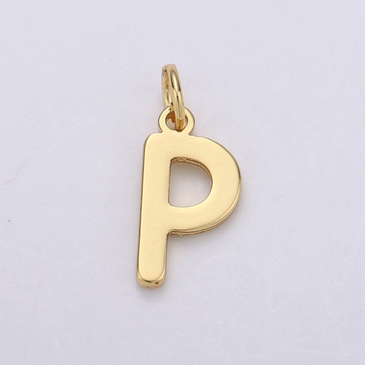 Gold Initial Pendant A-Z | High Quality Gold Plated Letter Charm
