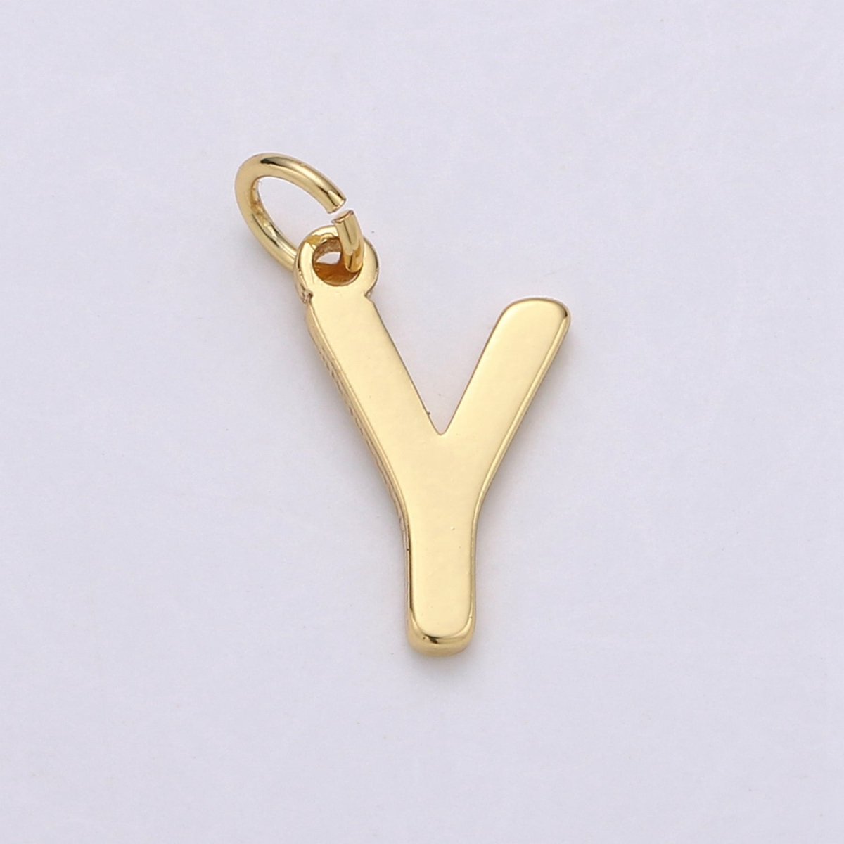 Gold Initial Pendant A-Z | High Quality Gold Plated Letter Charm
