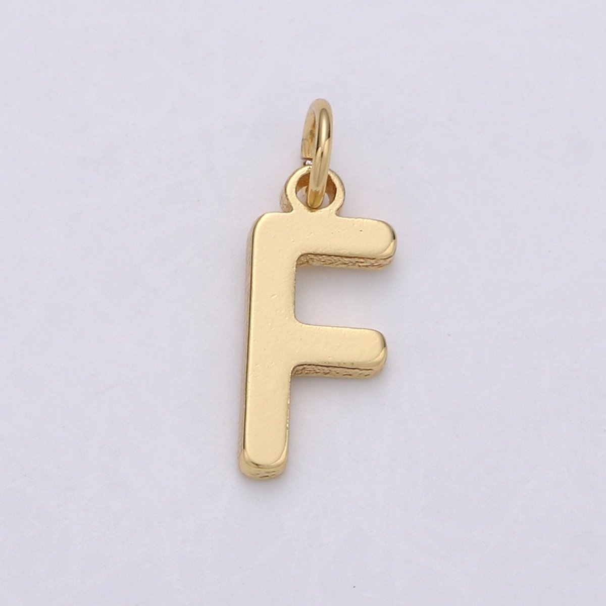 Gold Initial Pendant A-Z | High Quality Gold Plated Letter Charm