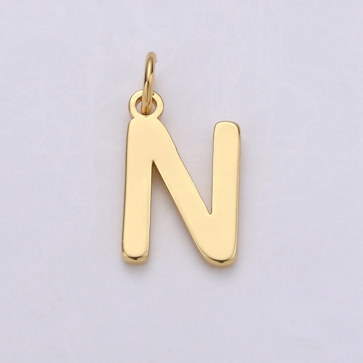 Gold Initial Pendant A-Z | High Quality Gold Plated Letter Charm