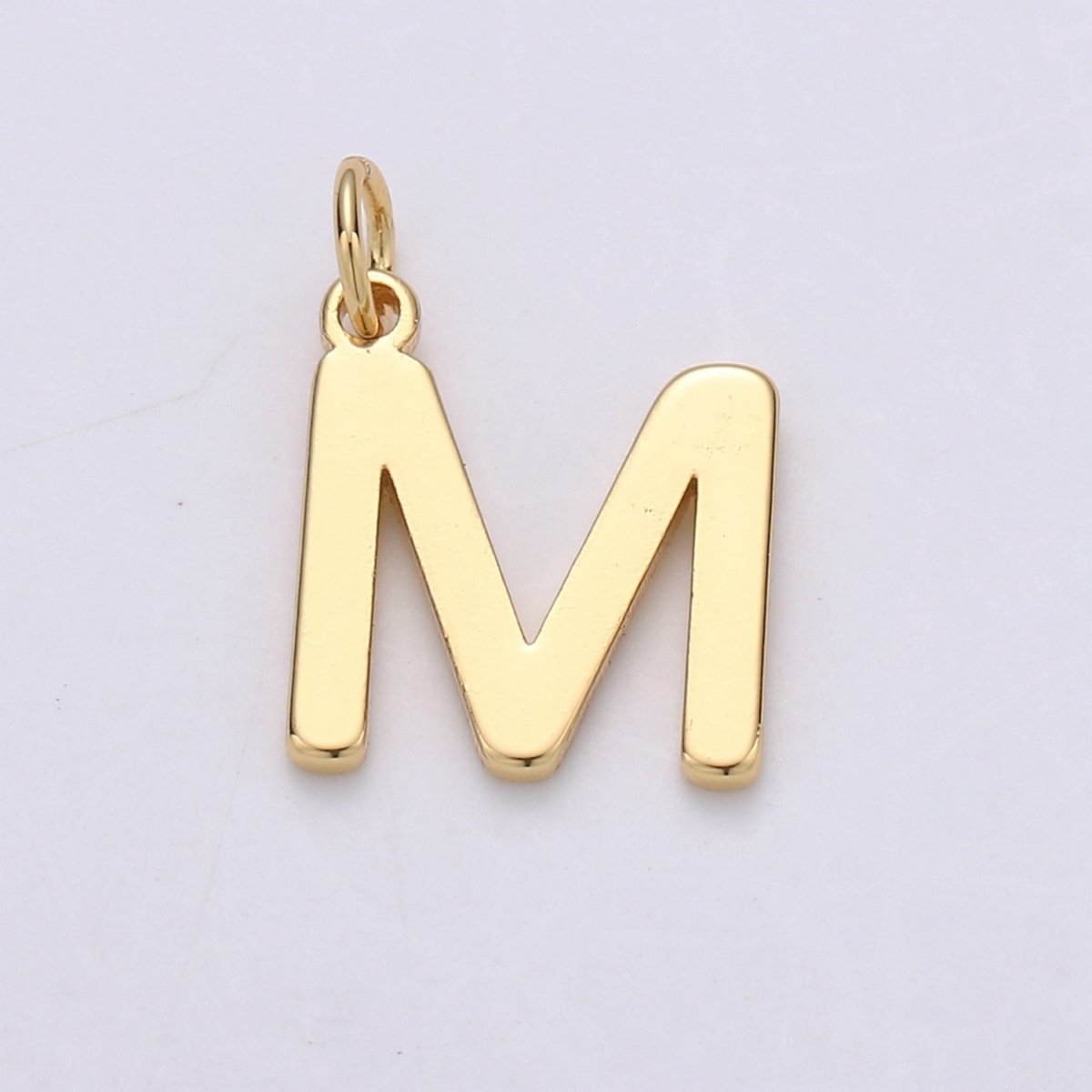Gold Initial Pendant A-Z | High Quality Gold Plated Letter Charm