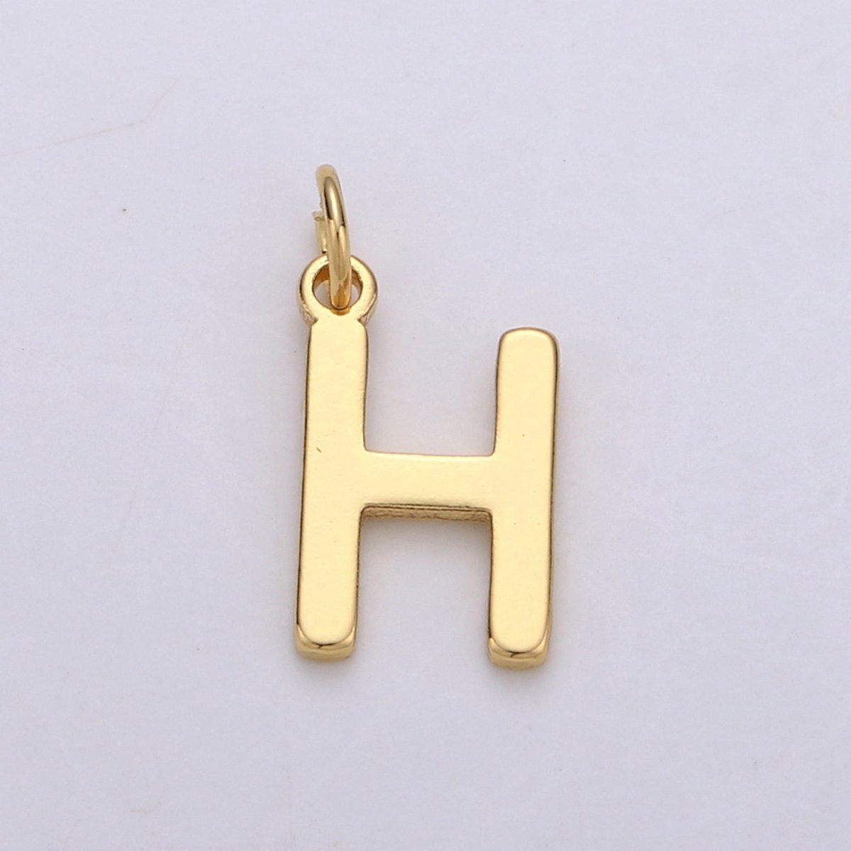 Gold Initial Pendant A-Z | High Quality Gold Plated Letter Charm