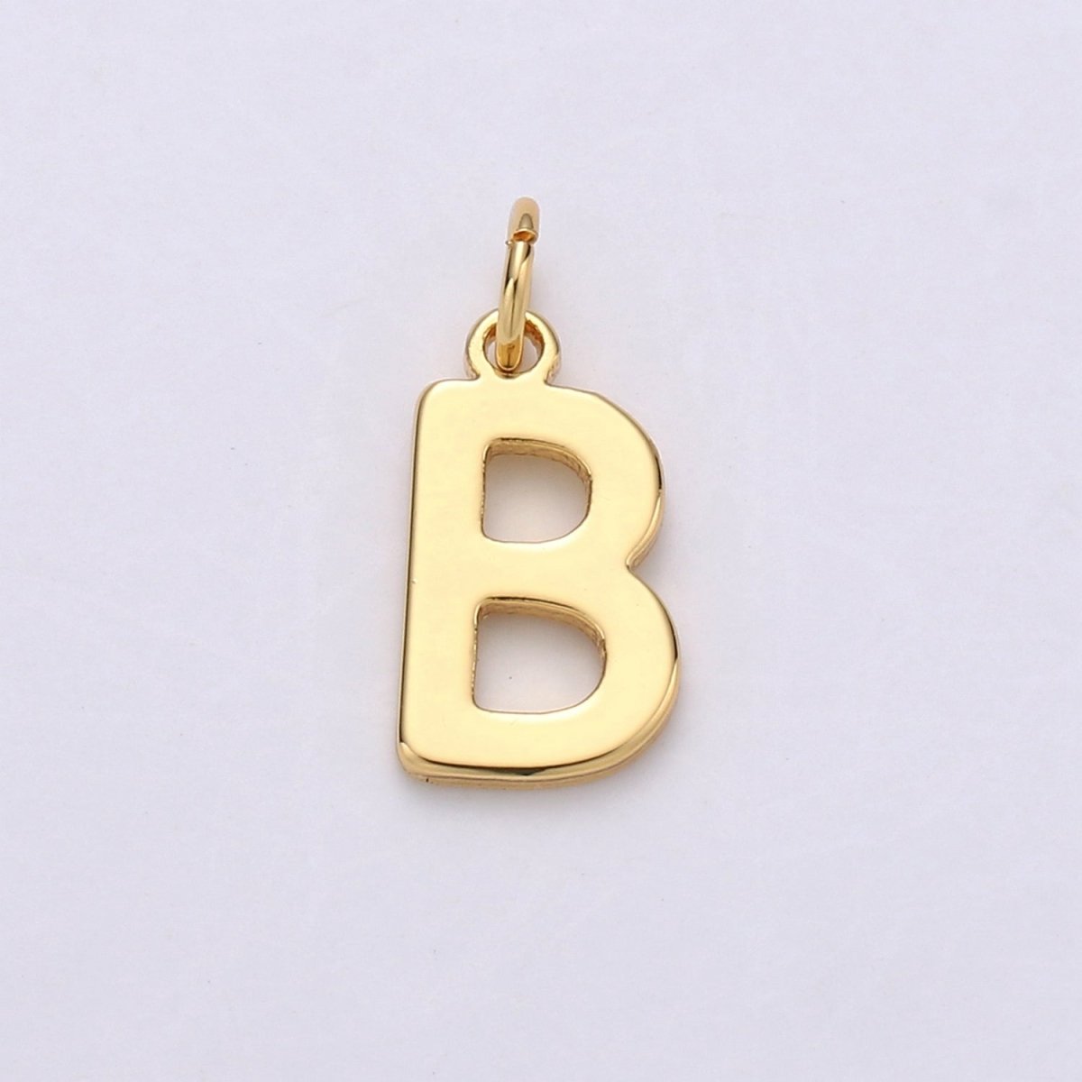 Gold Initial Pendant A-Z | High Quality Gold Plated Letter Charm