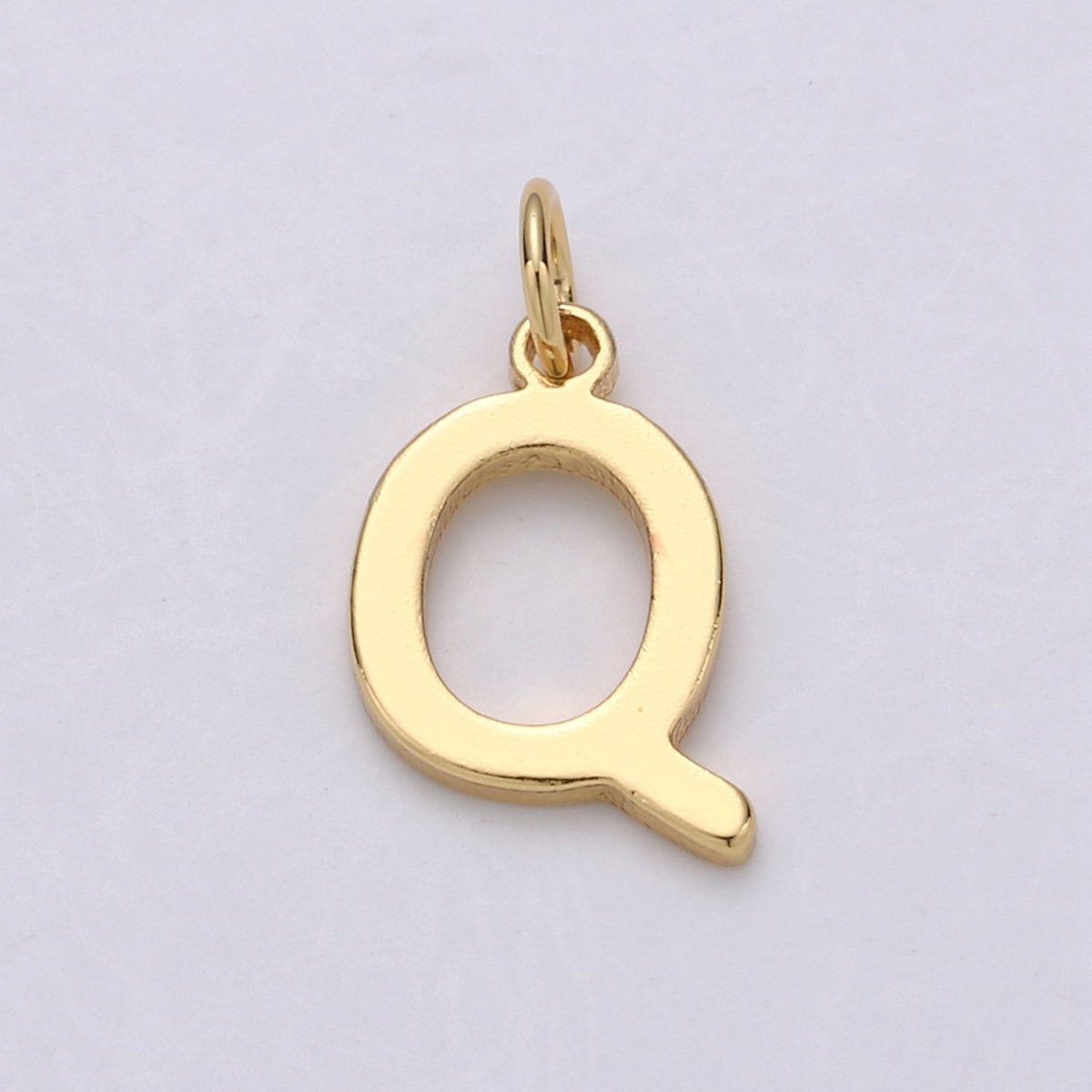 Gold Initial Pendant A-Z | High Quality Gold Plated Letter Charm