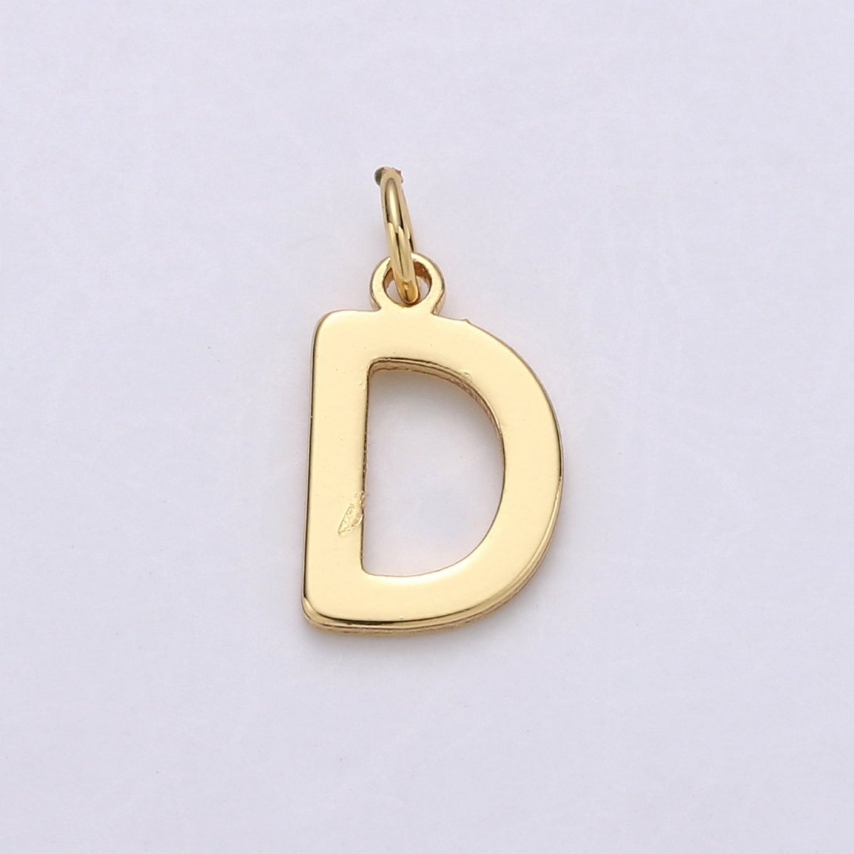 Gold Initial Pendant A-Z | High Quality Gold Plated Letter Charm