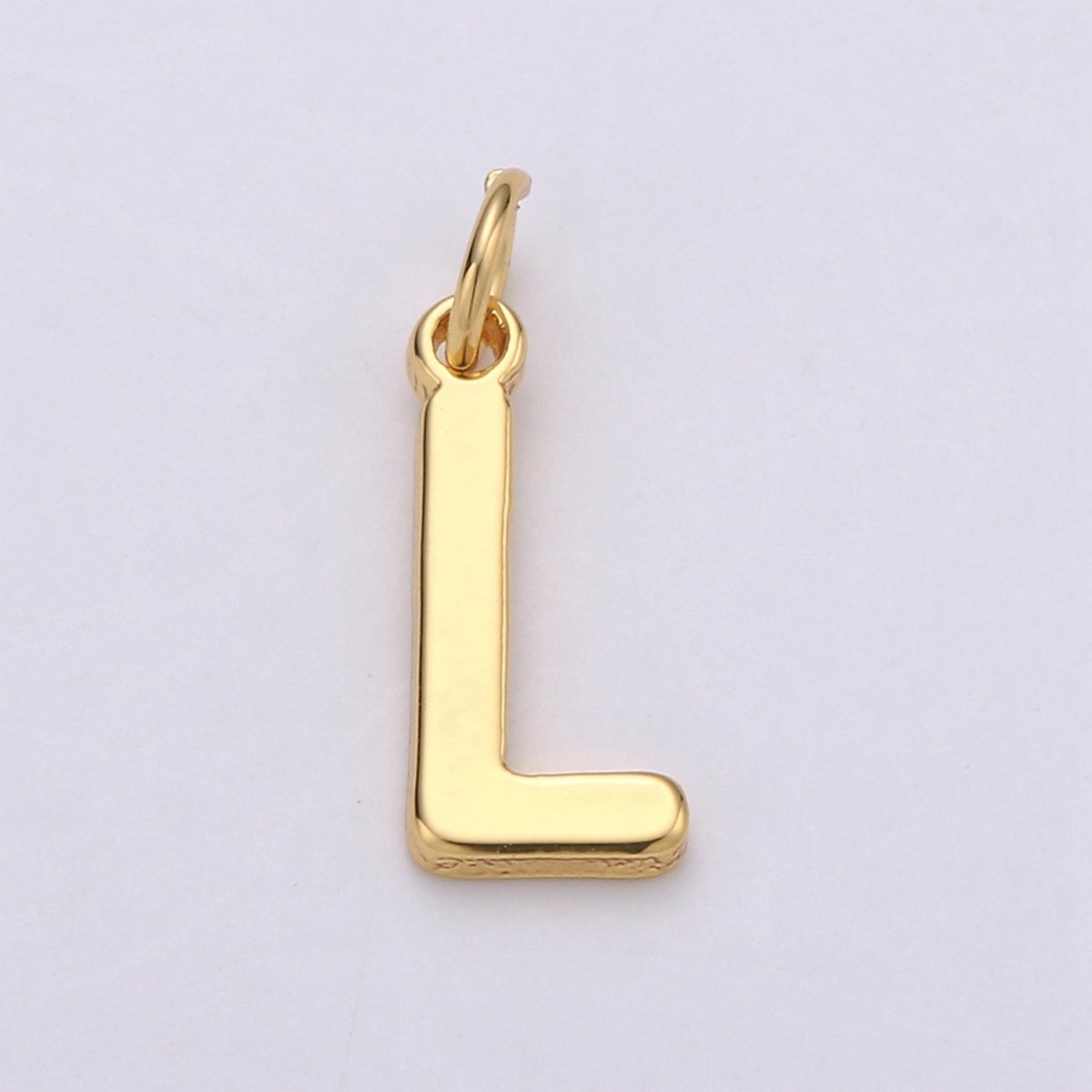 Gold Initial Pendant A-Z | High Quality Gold Plated Letter Charm