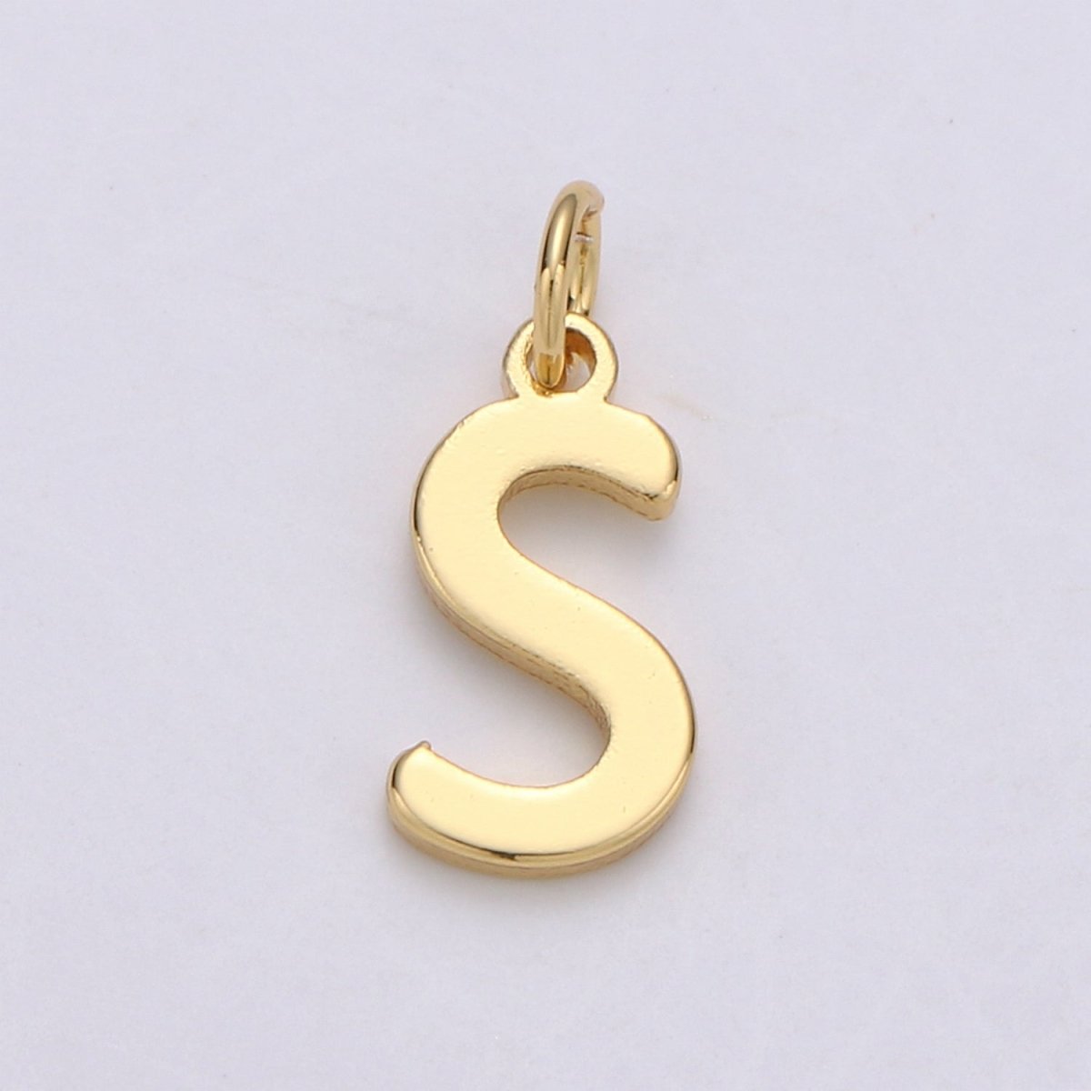 Gold Initial Pendant A-Z | High Quality Gold Plated Letter Charm