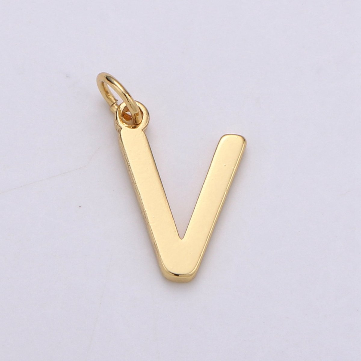 Gold Initial Pendant A-Z | High Quality Gold Plated Letter Charm