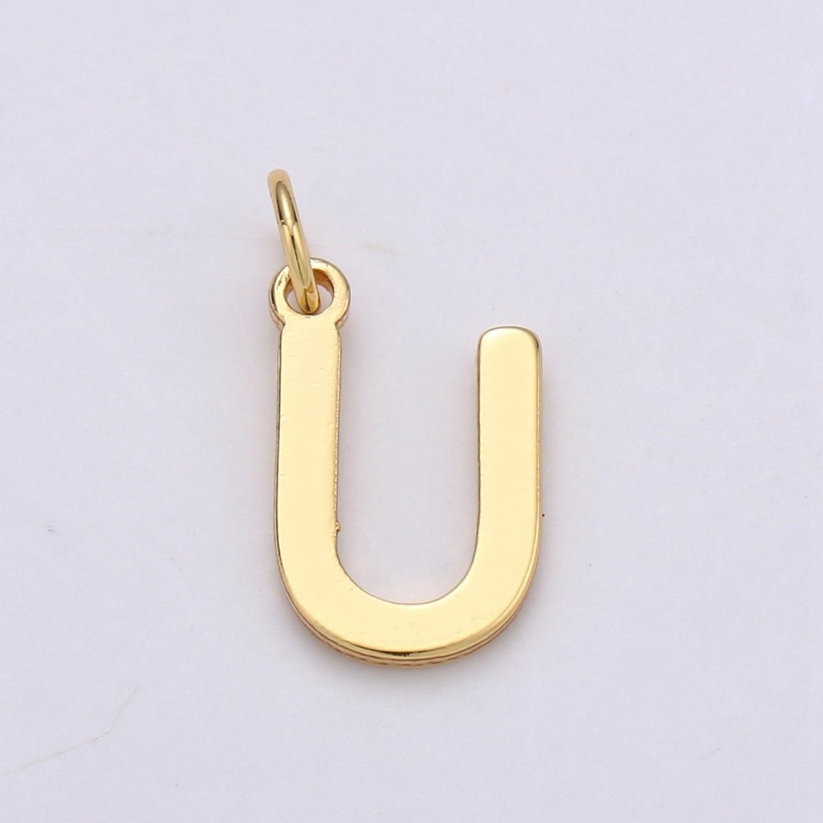 Gold Initial Pendant A-Z | High Quality Gold Plated Letter Charm