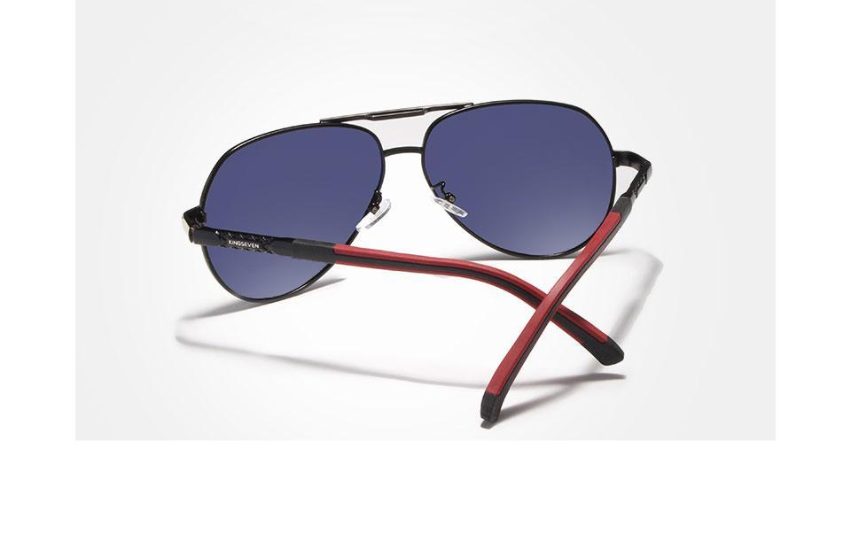 Retro Aviation Polarized Sunglasses for Men — UV400 Mirror Lens