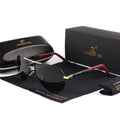 Retro Aviation Polarized Sunglasses for Men — UV400 Mirror Lens