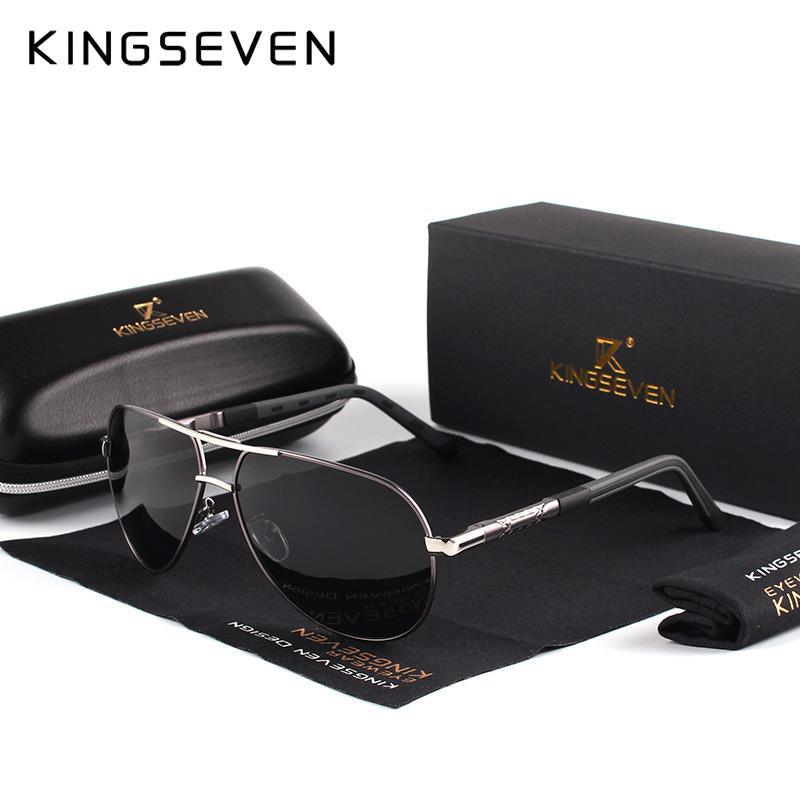 Retro Aviation Polarized Sunglasses for Men — UV400 Mirror Lens