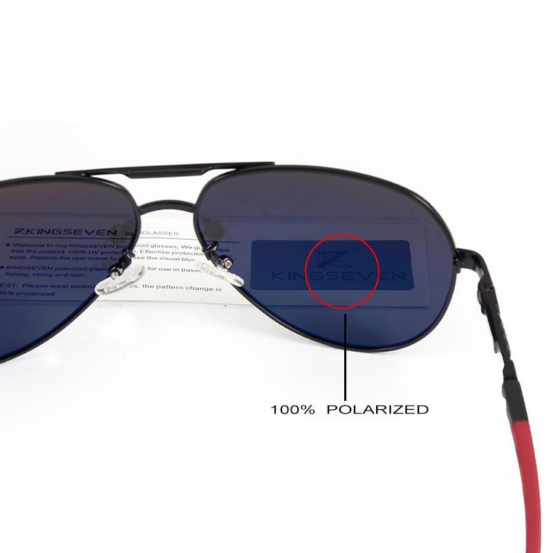 Retro Aviation Polarized Sunglasses for Men — UV400 Mirror Lens