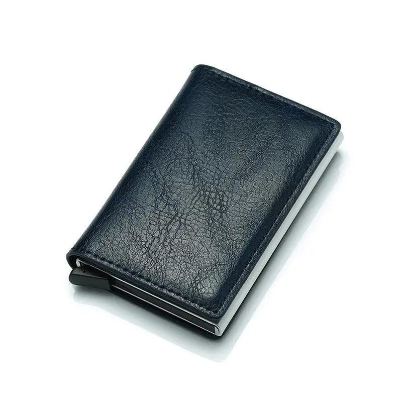 Carbon Fiber RFID Slim Card Holder Wallet for Men — Magnet Closure