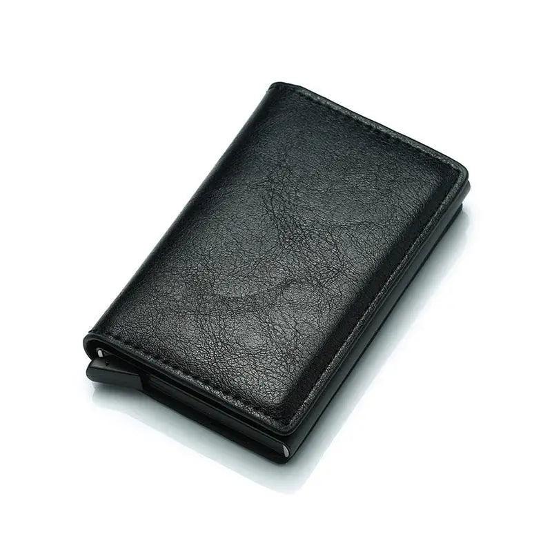 Carbon Fiber RFID Slim Card Holder Wallet for Men — Magnet Closure