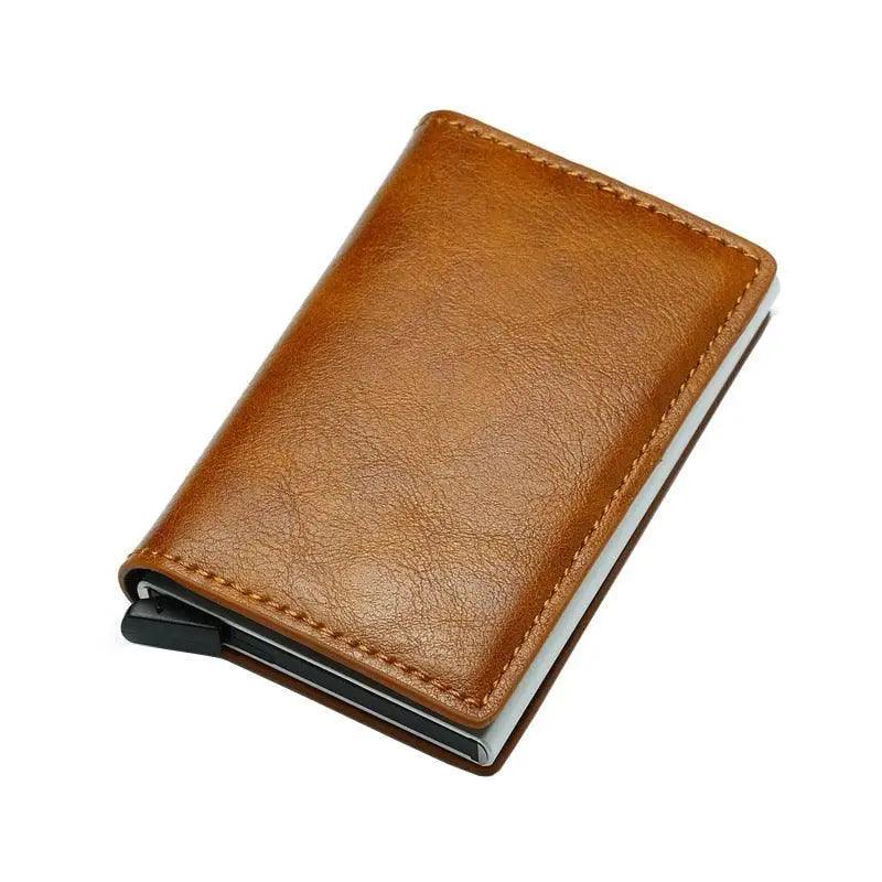 Carbon Fiber RFID Slim Card Holder Wallet for Men — Magnet Closure