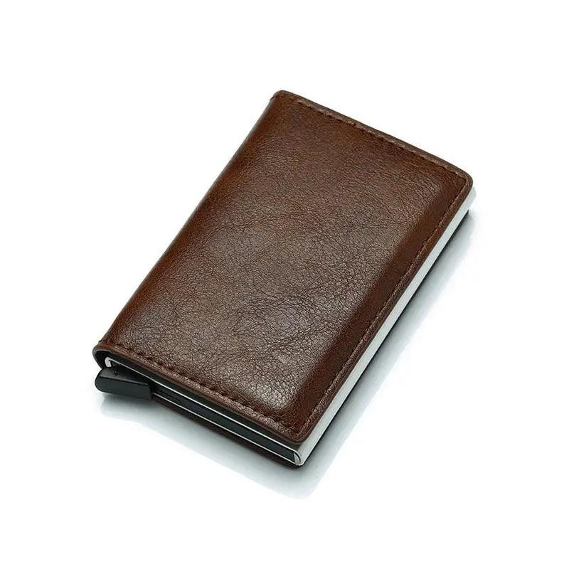 Carbon Fiber RFID Slim Card Holder Wallet for Men — Magnet Closure