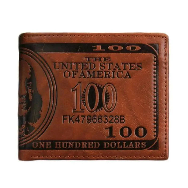 Vintage Leather Business Wallet for Men — 6 Card Pockets