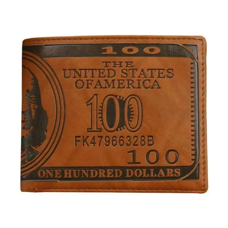 Vintage Leather Business Wallet for Men — 6 Card Pockets
