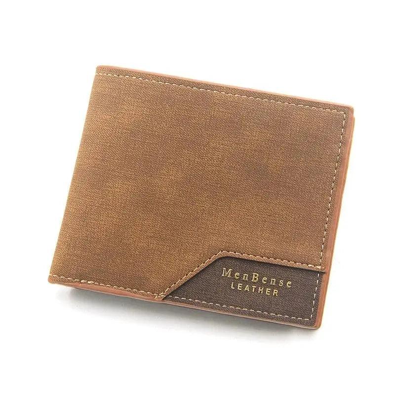 Vintage Leather Business Wallet for Men — 6 Card Pockets