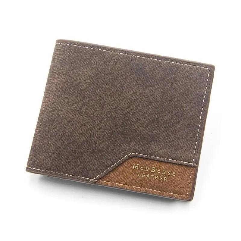 Vintage Leather Business Wallet for Men — 6 Card Pockets