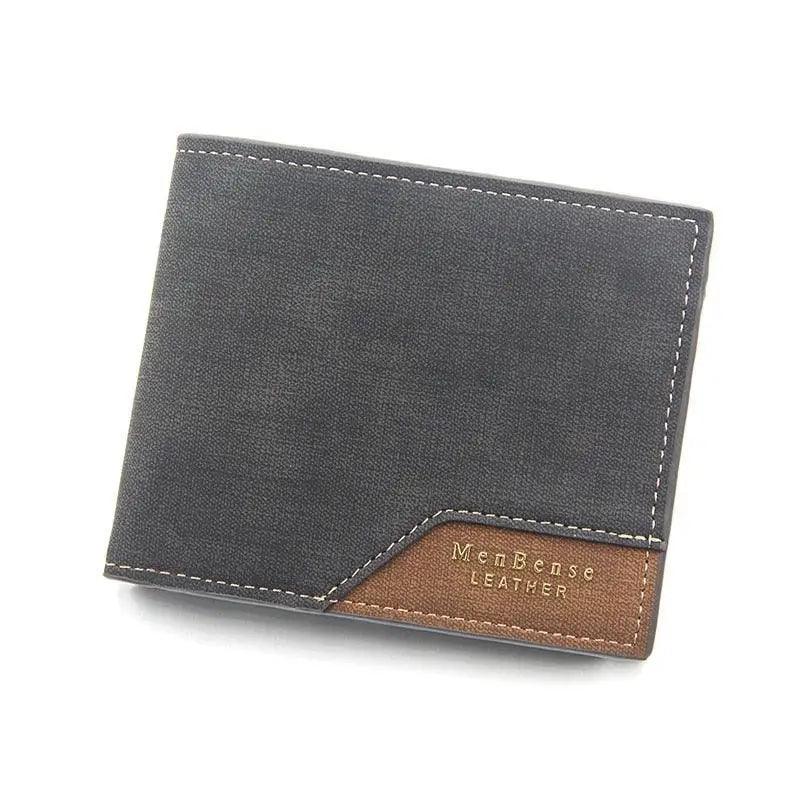 Vintage Leather Business Wallet for Men — 6 Card Pockets